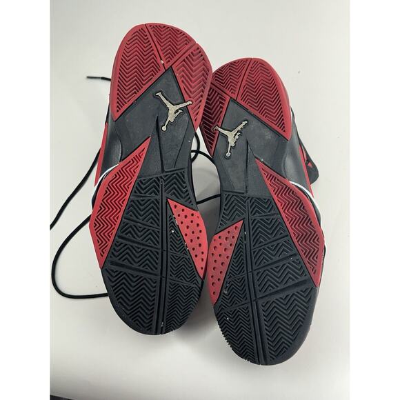 Nike Air Jordan True Flight Shoes Black University Red CU4933-001 Mens Size 10.5 - Picture 4 of 7